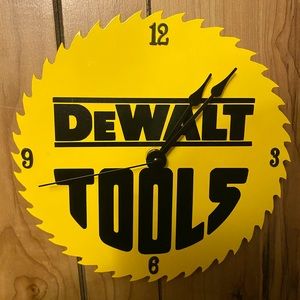 Dewalt tools wall clock
